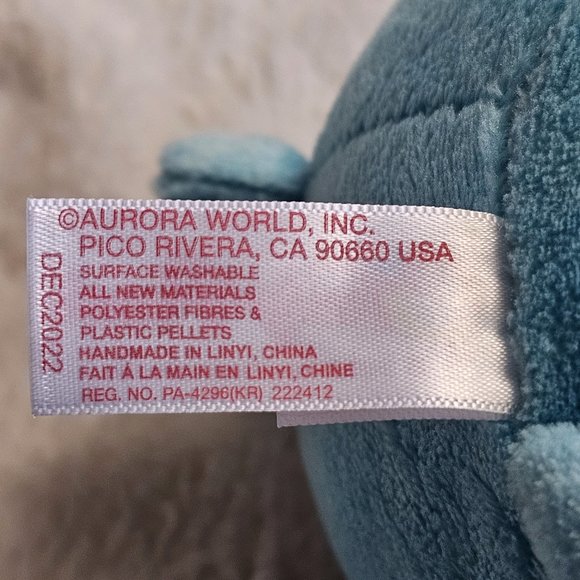 Aurora Tasty Peach Meowchi Marble Soda Cat Stuffed Animal Plush - Picture 6 of 7